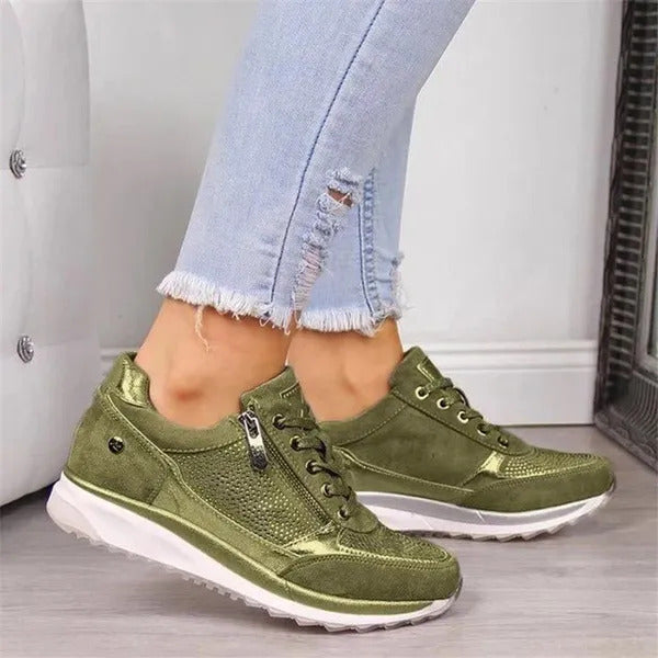 Ginette™ | Zip-Up Orthopedic Sneakers