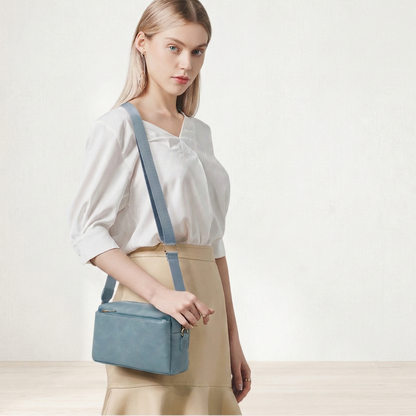 Small Triple Zip Crossbody Bag