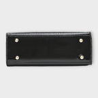 Olivia | Glossy Crocodile Pattern Handbag