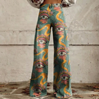 Alessia™ - Boho Printed High-Waist Trousers