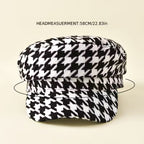 Rihanna - Elegant Houndstooth Cap