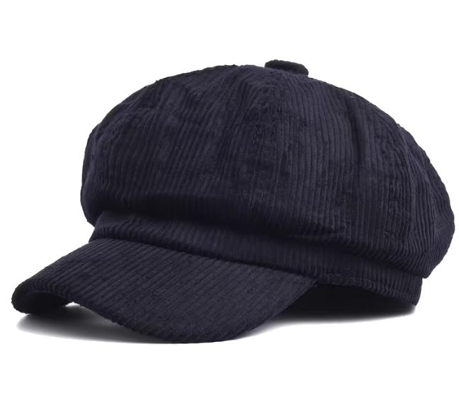 Nicki - Corduroy Baker Boy Cap