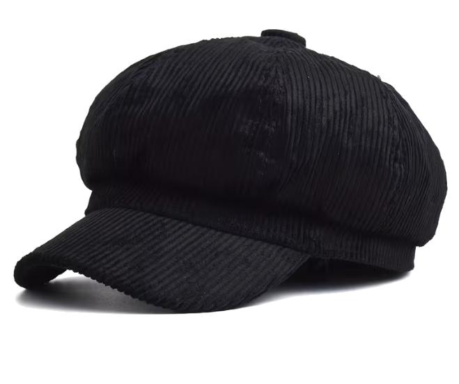 Nicki - Corduroy Baker Boy Cap