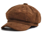 Nicki - Corduroy Baker Boy Cap